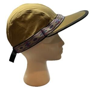 KAVU Strapcap Hat - Hike Climb Outdoors Tan/Brown Cap - USA Made - Adult Medium